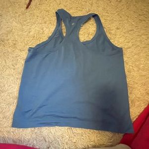 Lululemon swiftly tank size 10 race length blue